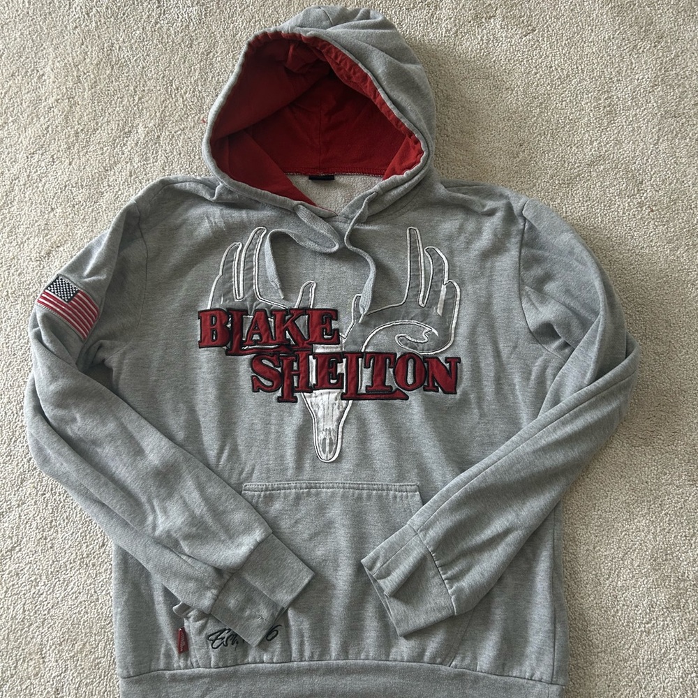 Womens Blake Shelton Gray Hoodie